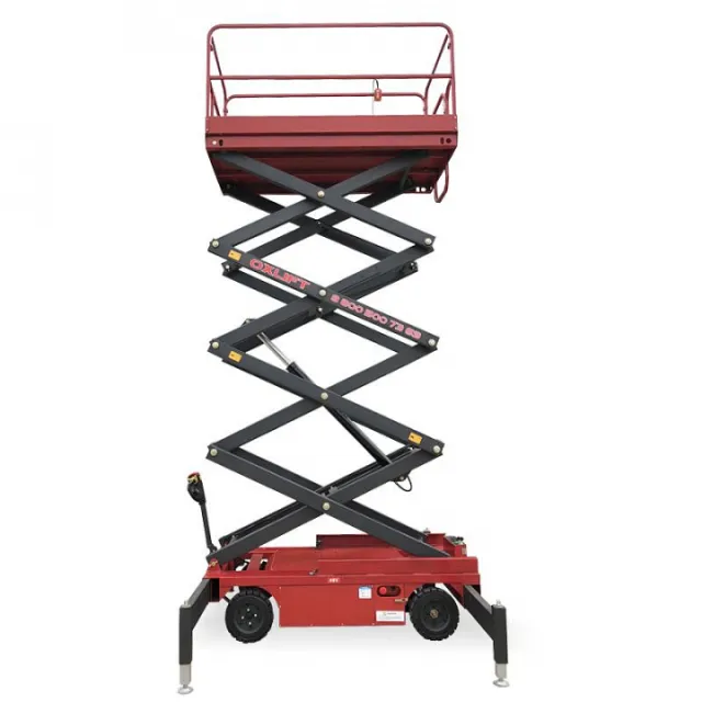 OXLIFT QZ-050-070 самоходный (поводковый) подъемник ножничного типа с питанием от акб 7000 мм 500 кг