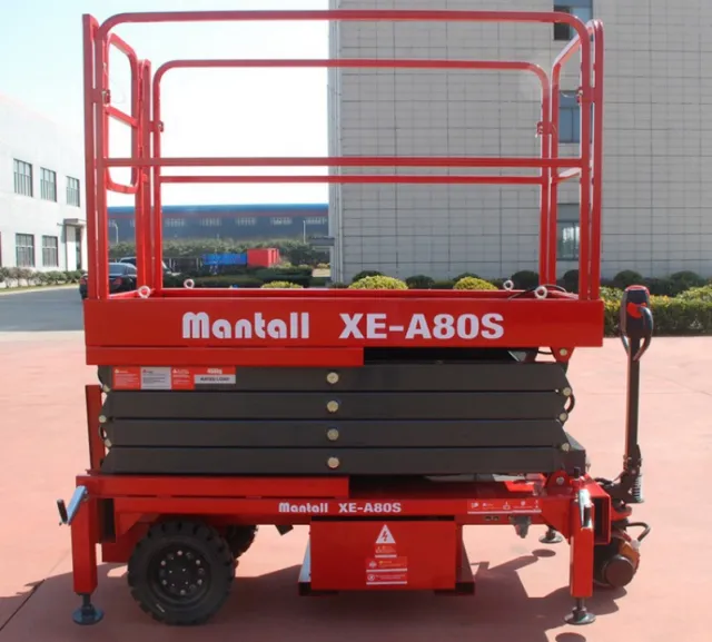 Полусамоходный подъемник Mantall XE-A80S