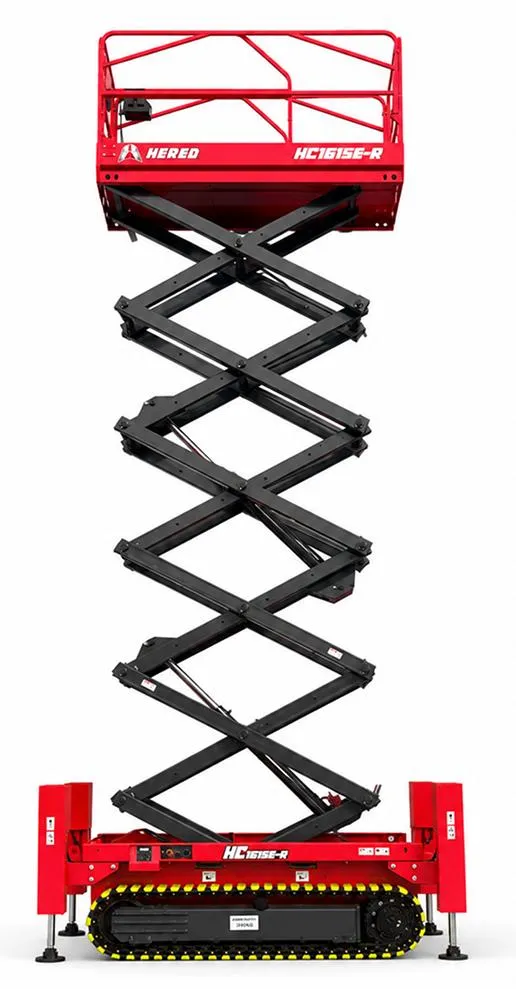 Ножничный подъемник HERED HC1216E-R (гусянка)