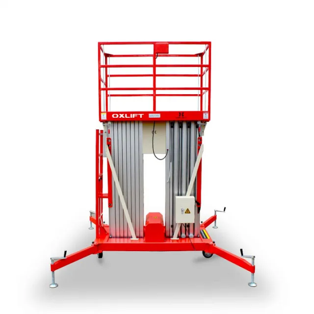 Телескопический двухмачтовый подъемник OXLIFT ZX-2-060 6000 мм 200 кг