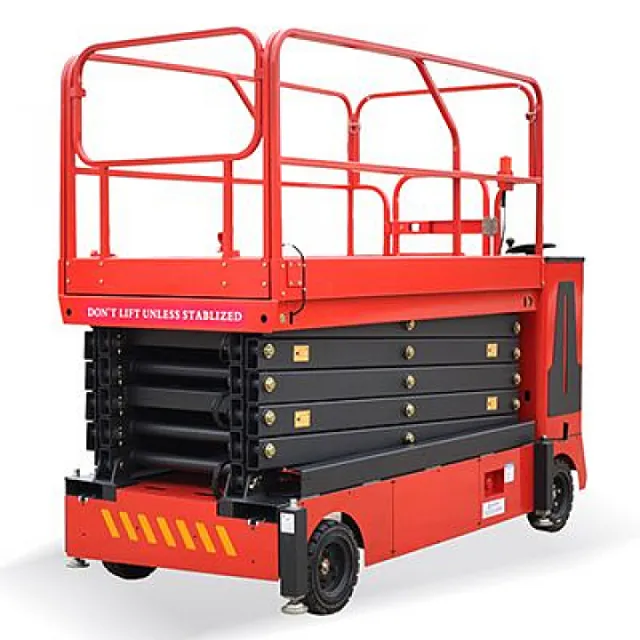 Самоходный ножничный подъемник QZ-050-090 WD OXLIFT 9000 мм 500 кг